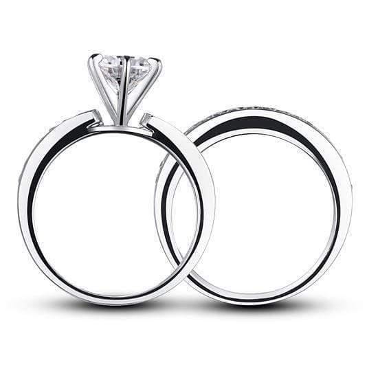 My Jewels Silver Rings Elegant Classic Diamond  Silver Rings