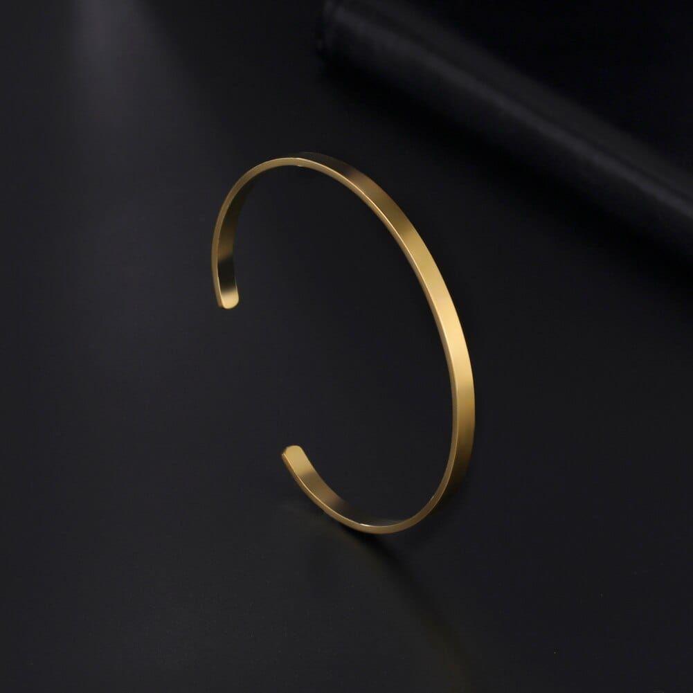 Adjustable Open Cuff Bracelet Men