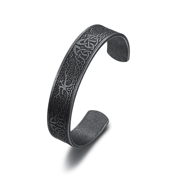 Adjustable Runes Men Cuff Bracelets 2