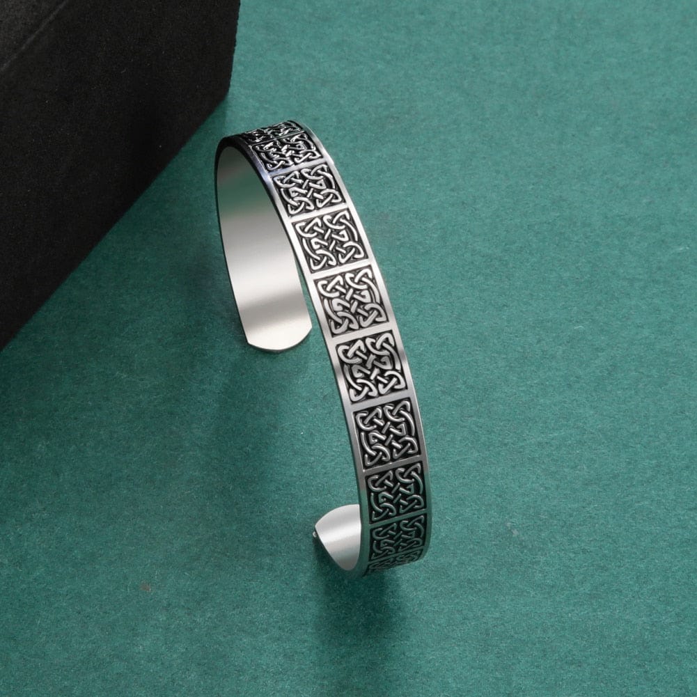 Triquetra Cuff Bracelets For Men Women