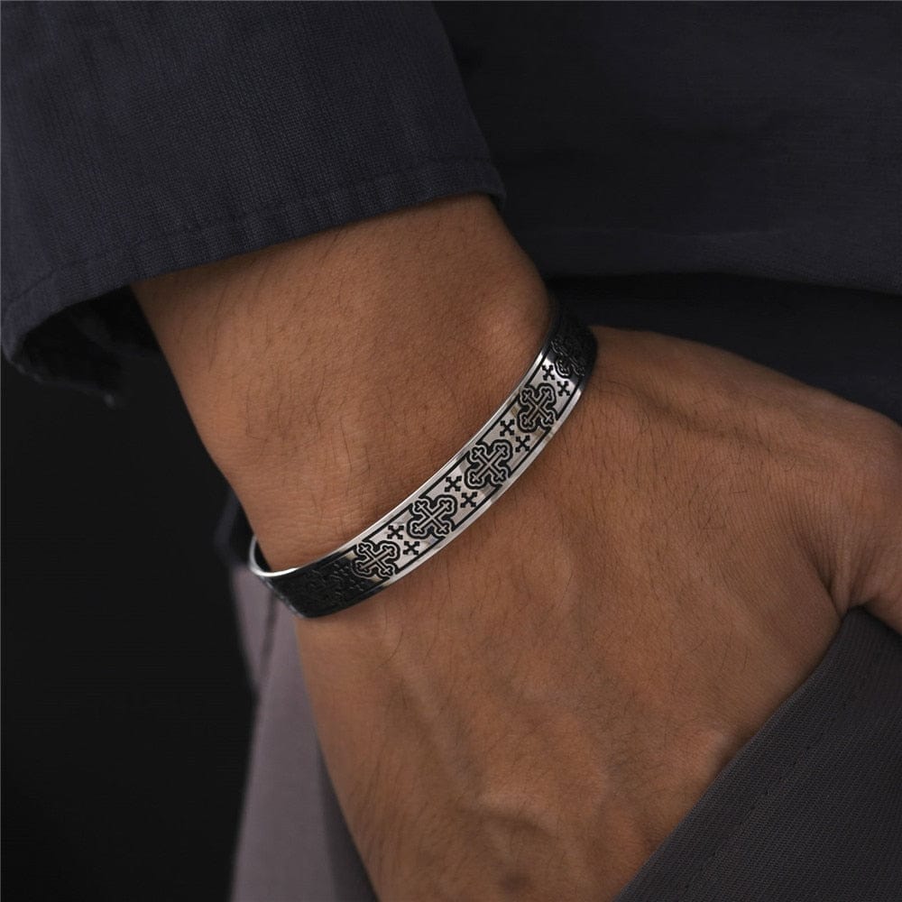Triquetra Cuff Bracelets For Men Women