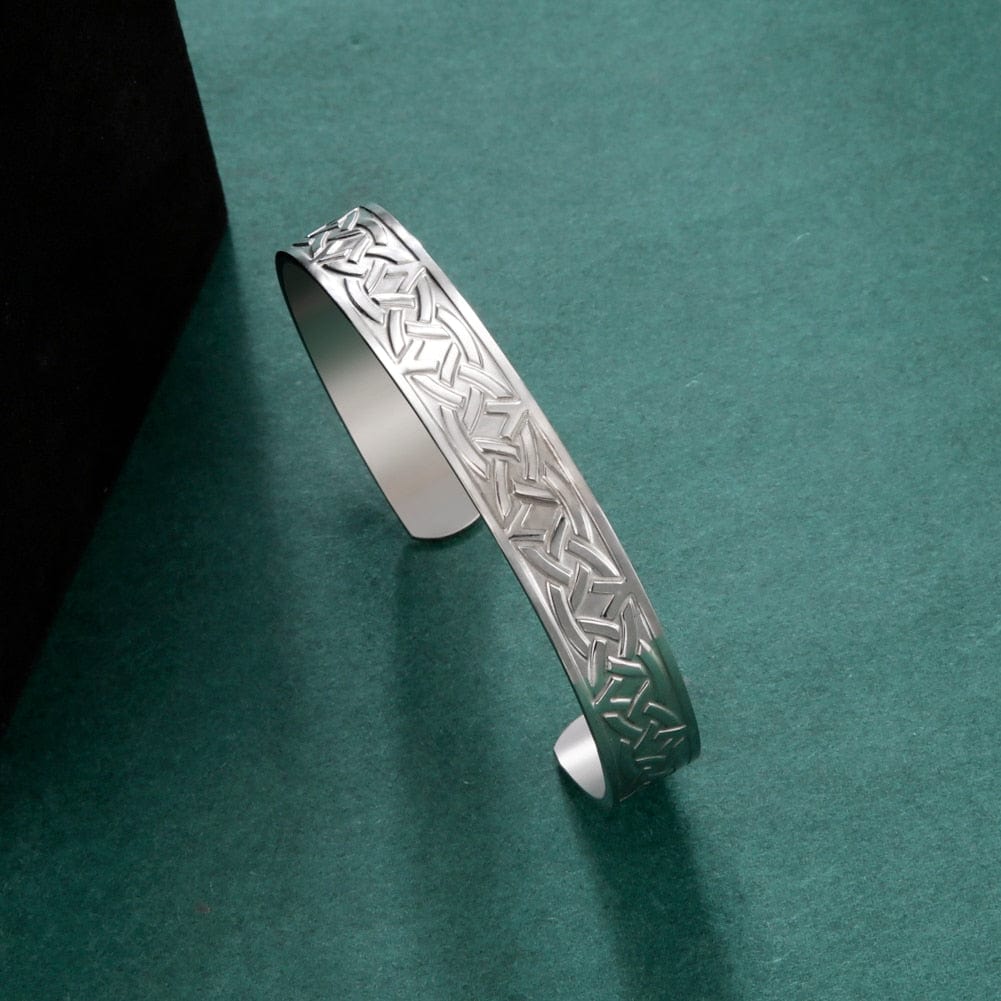 Triquetra Cuff Bracelets For Men Women