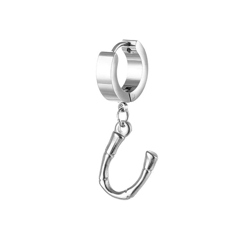 Best A-Z Letters mens titanium earrings | Hoop Earrings U