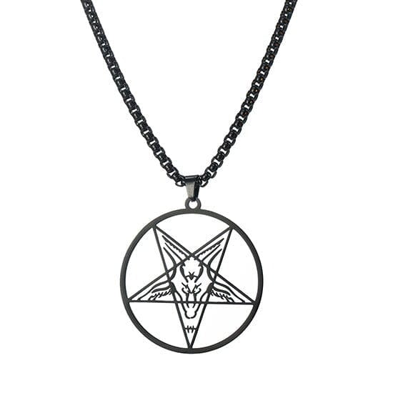 Supernatural Pentagram Mens Pendant Necklace