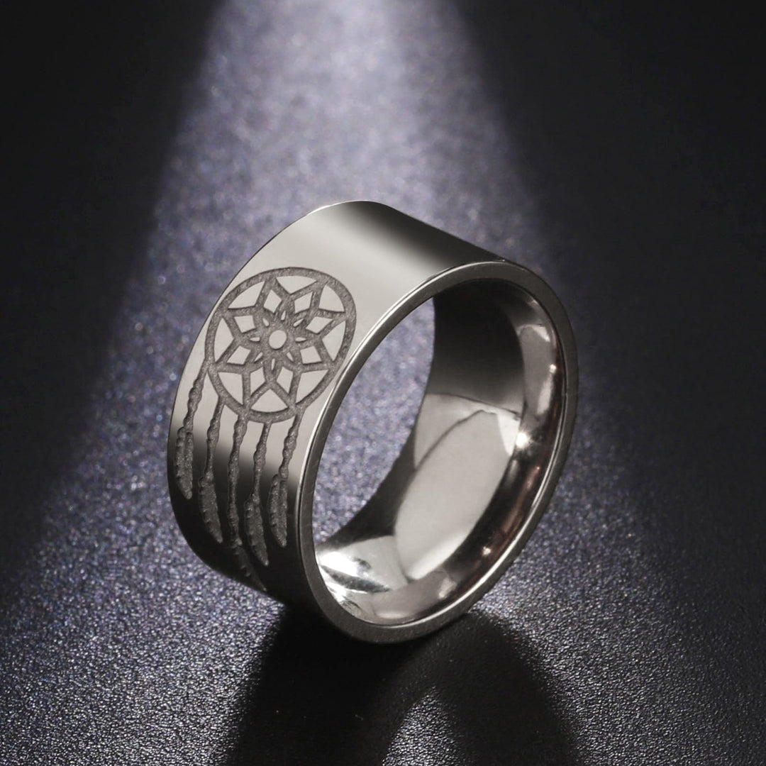 Dream Catcher Band Stainless Steel Rings