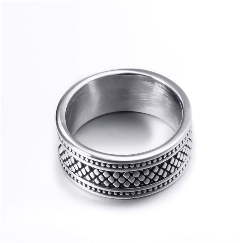 Fashion 10mm Celtic Knot Band Cool Mens Rings