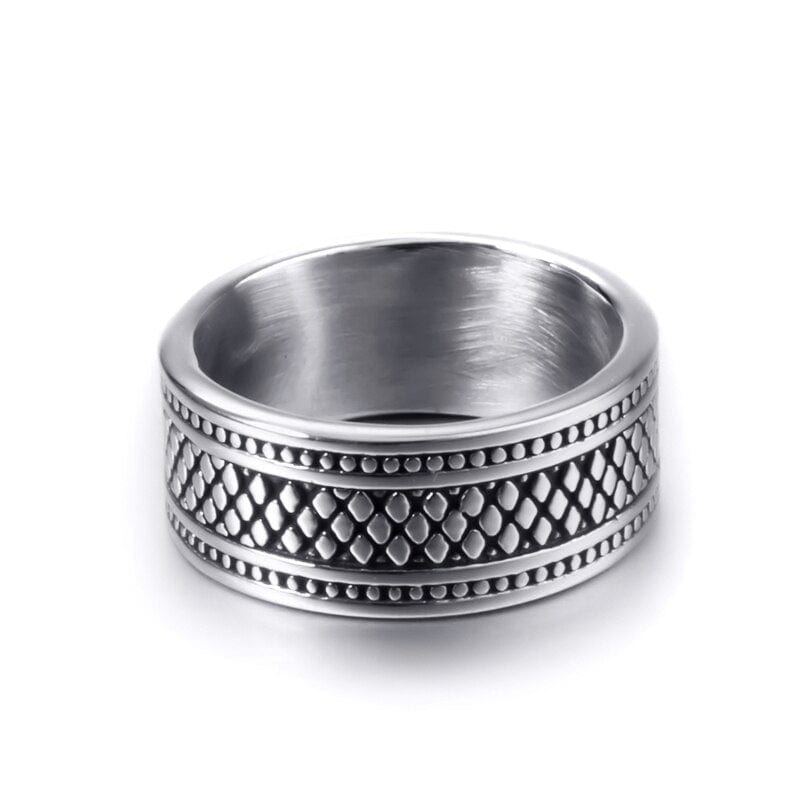 Fashion 10mm Celtic Knot Band Cool Mens Rings