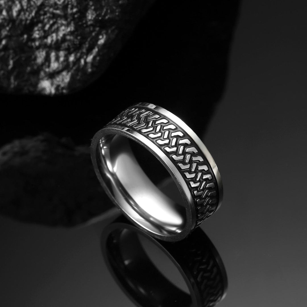Geometric Fashion Stainless Steel Rings For Men