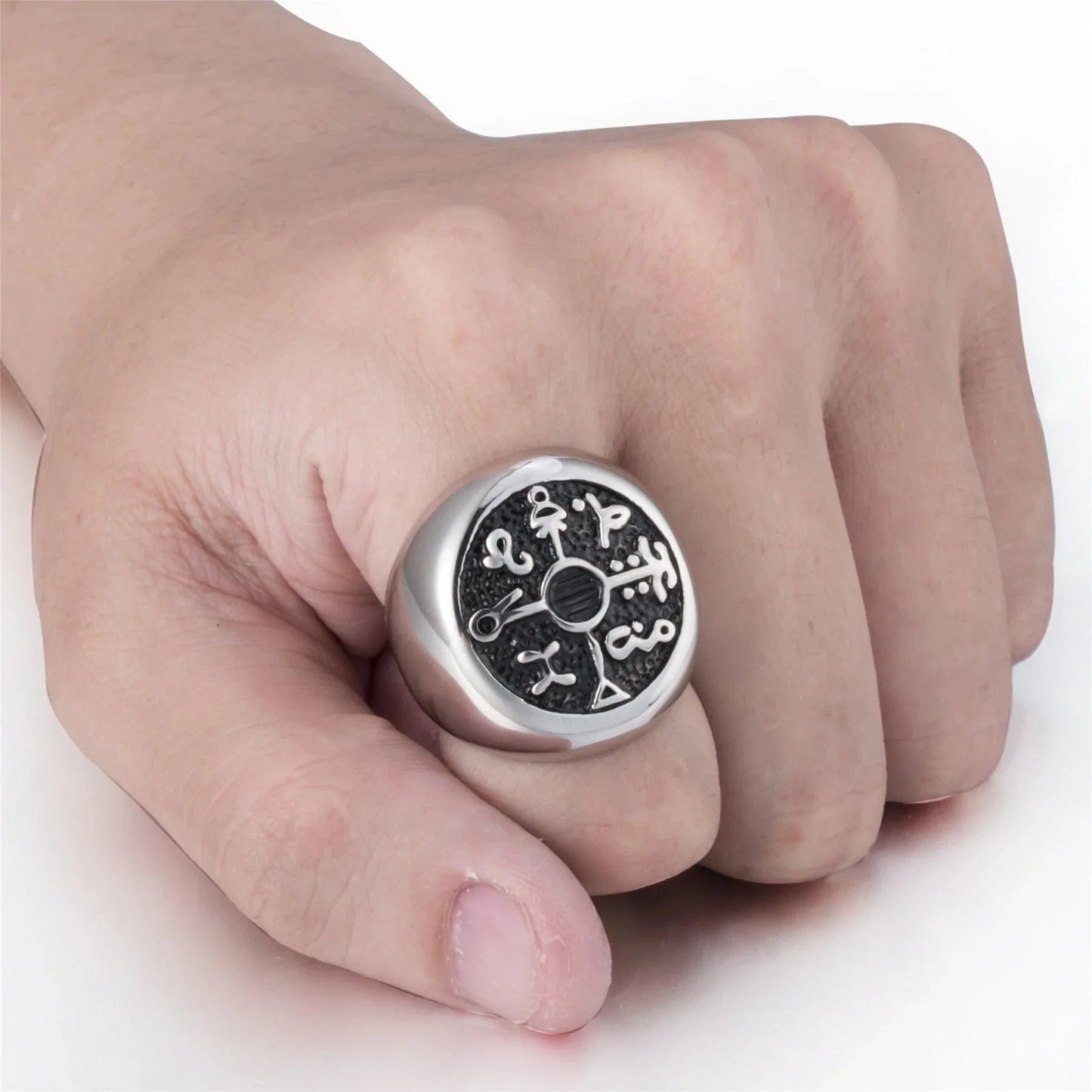 Symbol Protection Seal of Solomon Cool Mens Rings