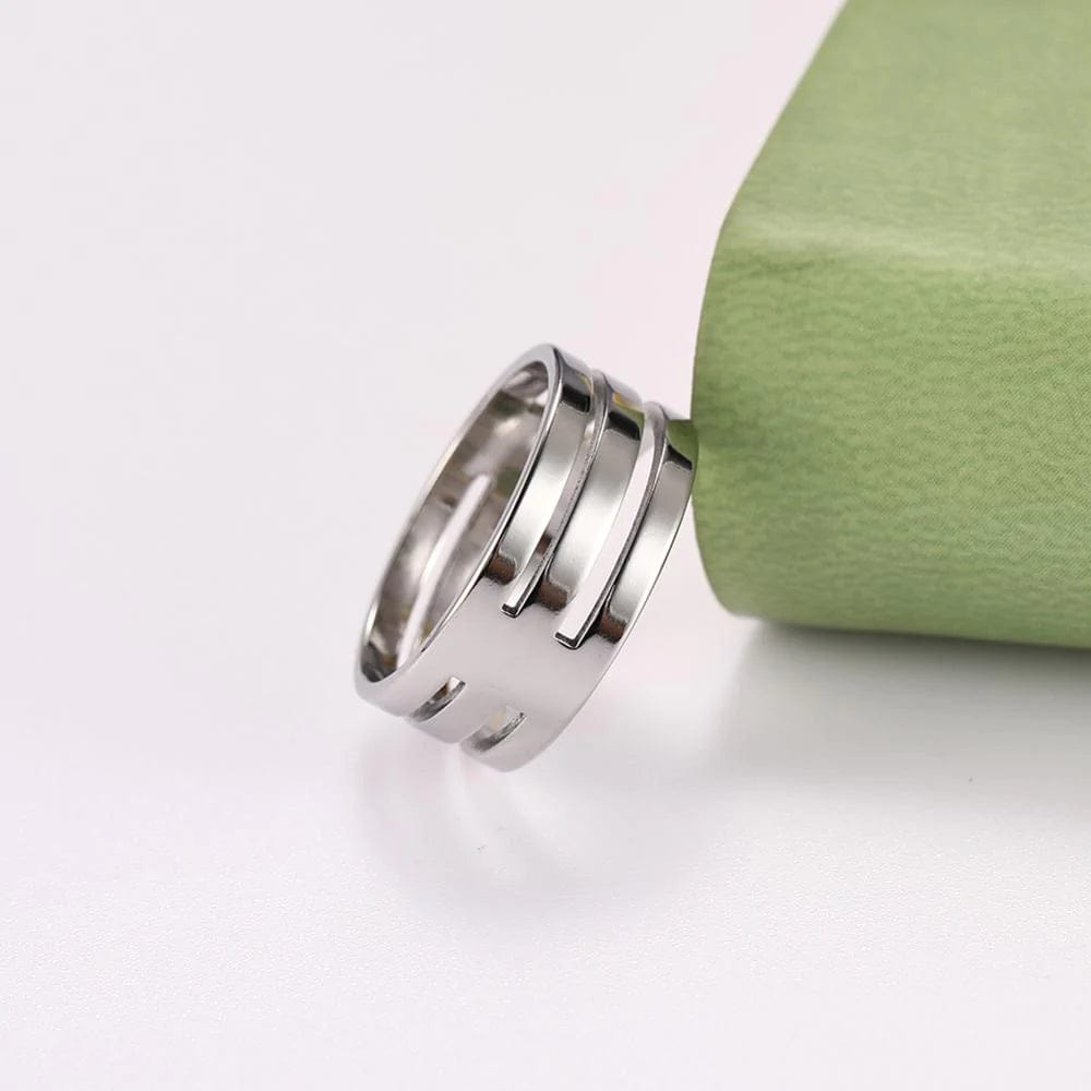 Trendy Unique Mens Stainless Steel Rings