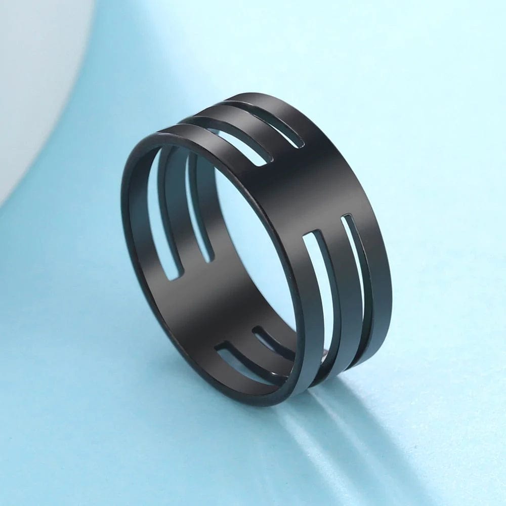 Trendy Unique Mens Stainless Steel Rings