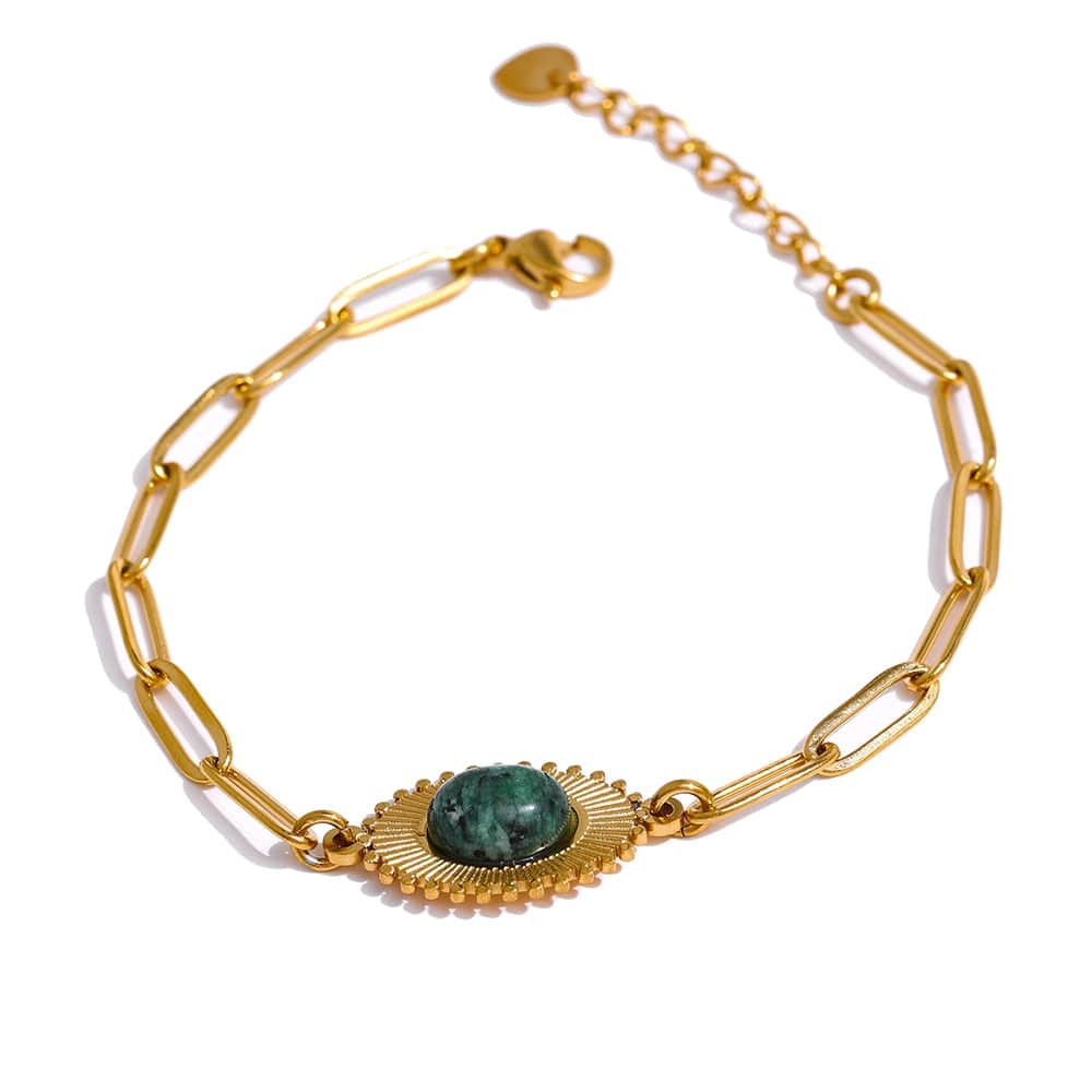 African Turquoise Women Chain Bracelet Bracelets