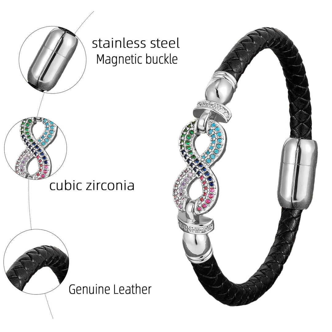 Classic Weave Leather Bracelets For Women