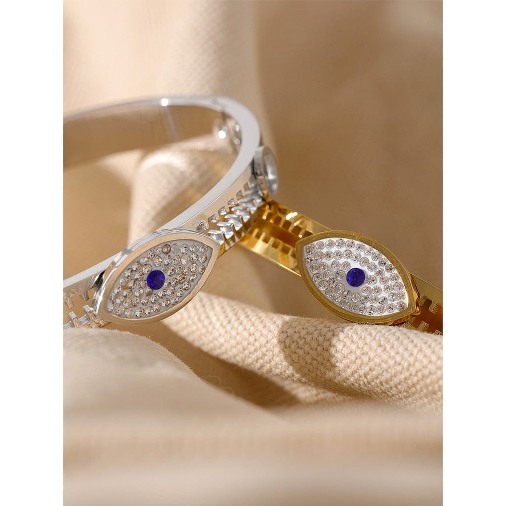 Women Cubic Zirconia Evil Eye Bracelet