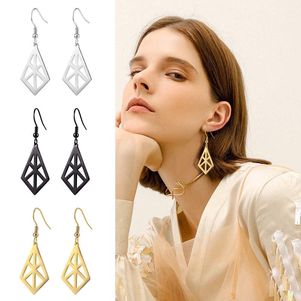 Geometric Dangle Unique Earrings For Women