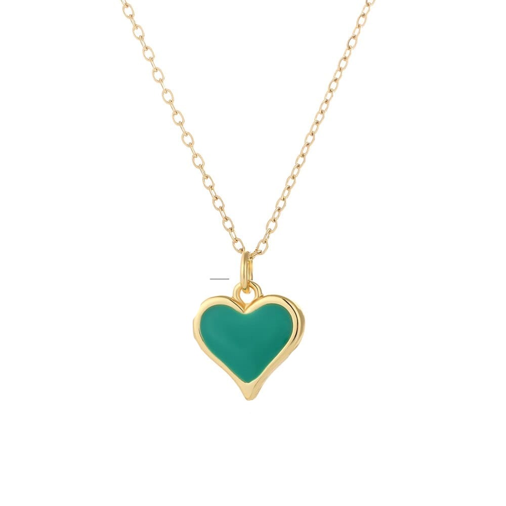 Cute Heart Stainless Steel Chain Necklace G3 45cm
