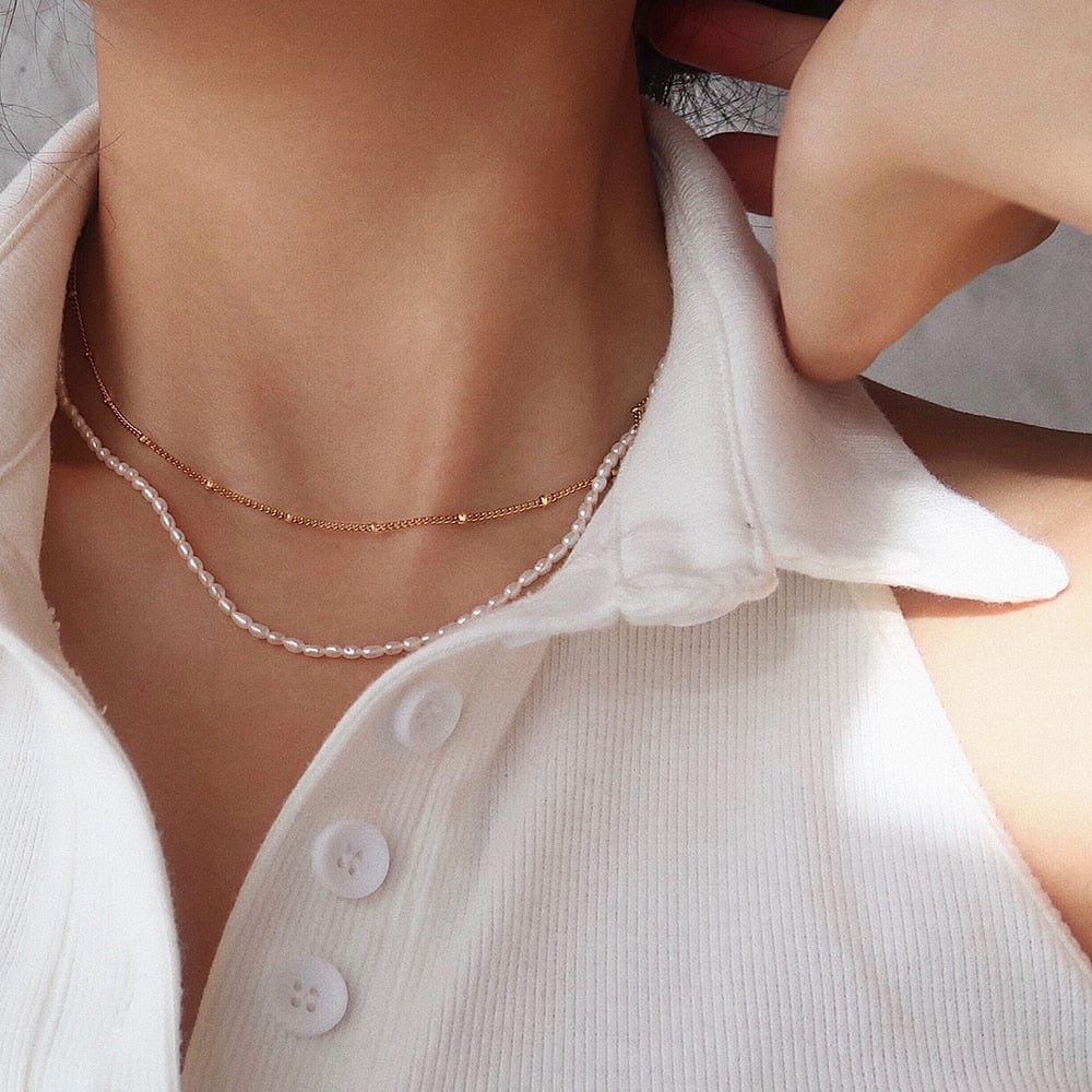 Women Trendy Sailor Long Chains Link Necklace