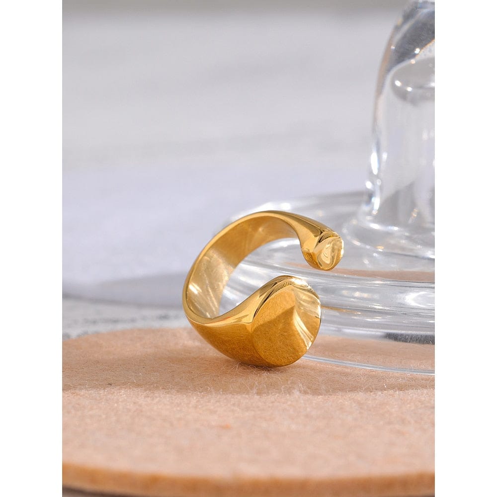 Fashion Metal Geometric Stainless Steel Ring